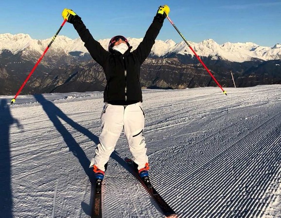 Elena Fanchini torna sugli sci nella sua Montecampione