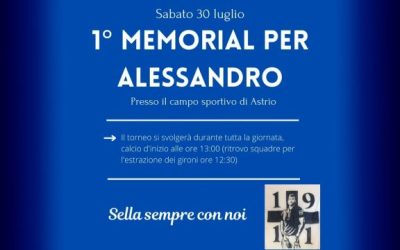 Ad Astrio il primo Memorial per Alessandro Piali