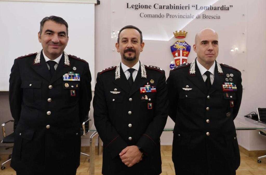 Nuovo comandante provinciale per i carabinieri di Brescia: è Vittorio Fragalà