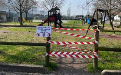 Sacca di Esine, gli atti vandalici fanno chiudere il parco giochi